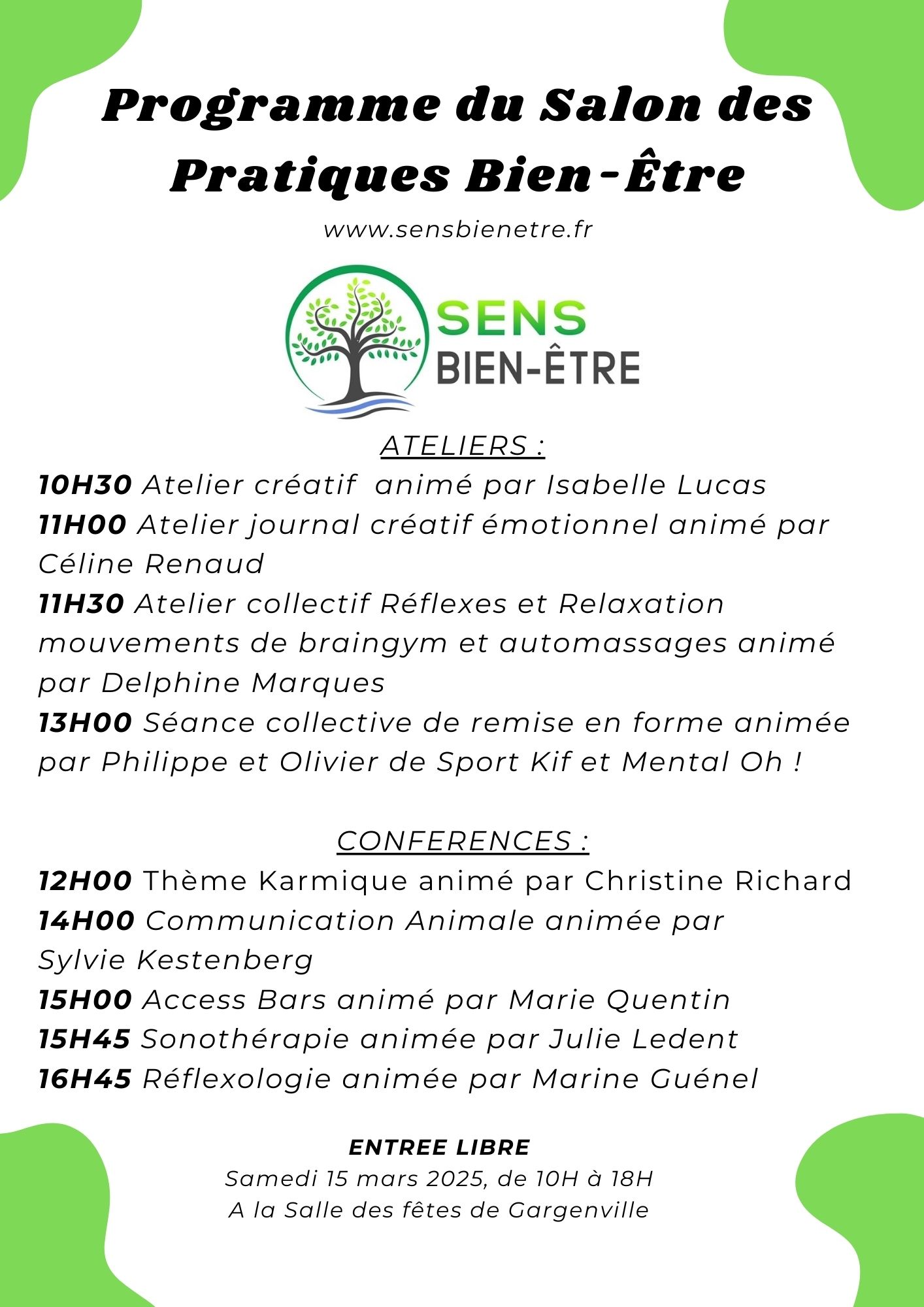Prg 3 salon sens bien-être